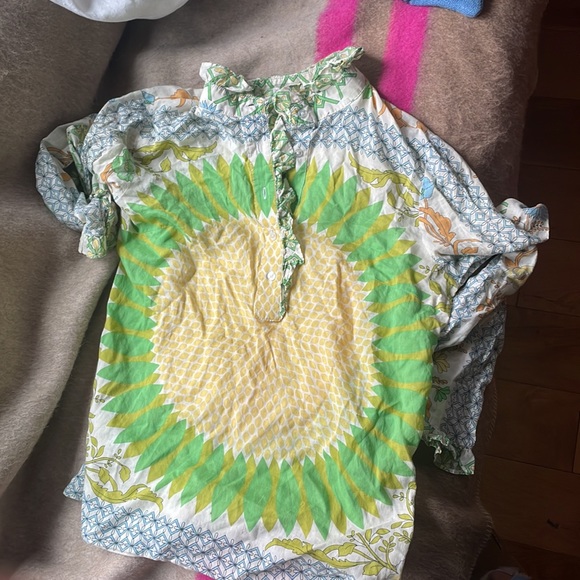 Tory Burch sunflower blouse - Picture 3 of 4